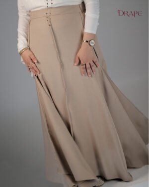 Flowy draped skirt